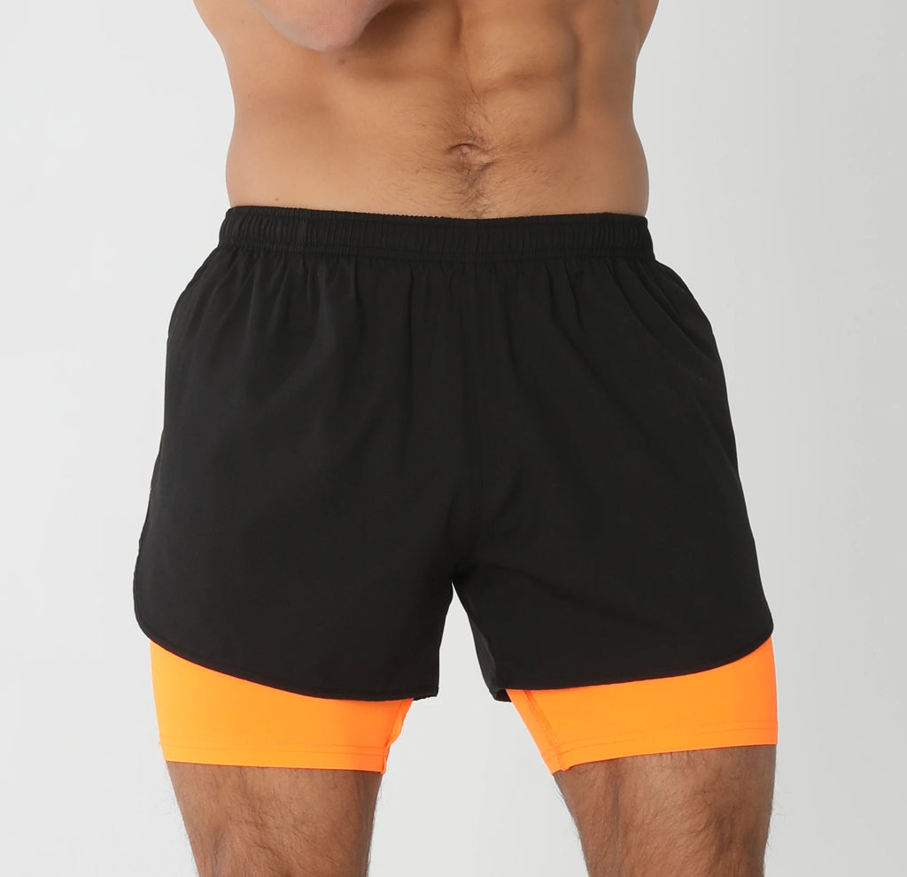 Gym Shorts Men Running Shorts with Liner Pockets Towel Loop Quick Dry Lightweight Workout Men's Breathable Athletic Sport Shorts