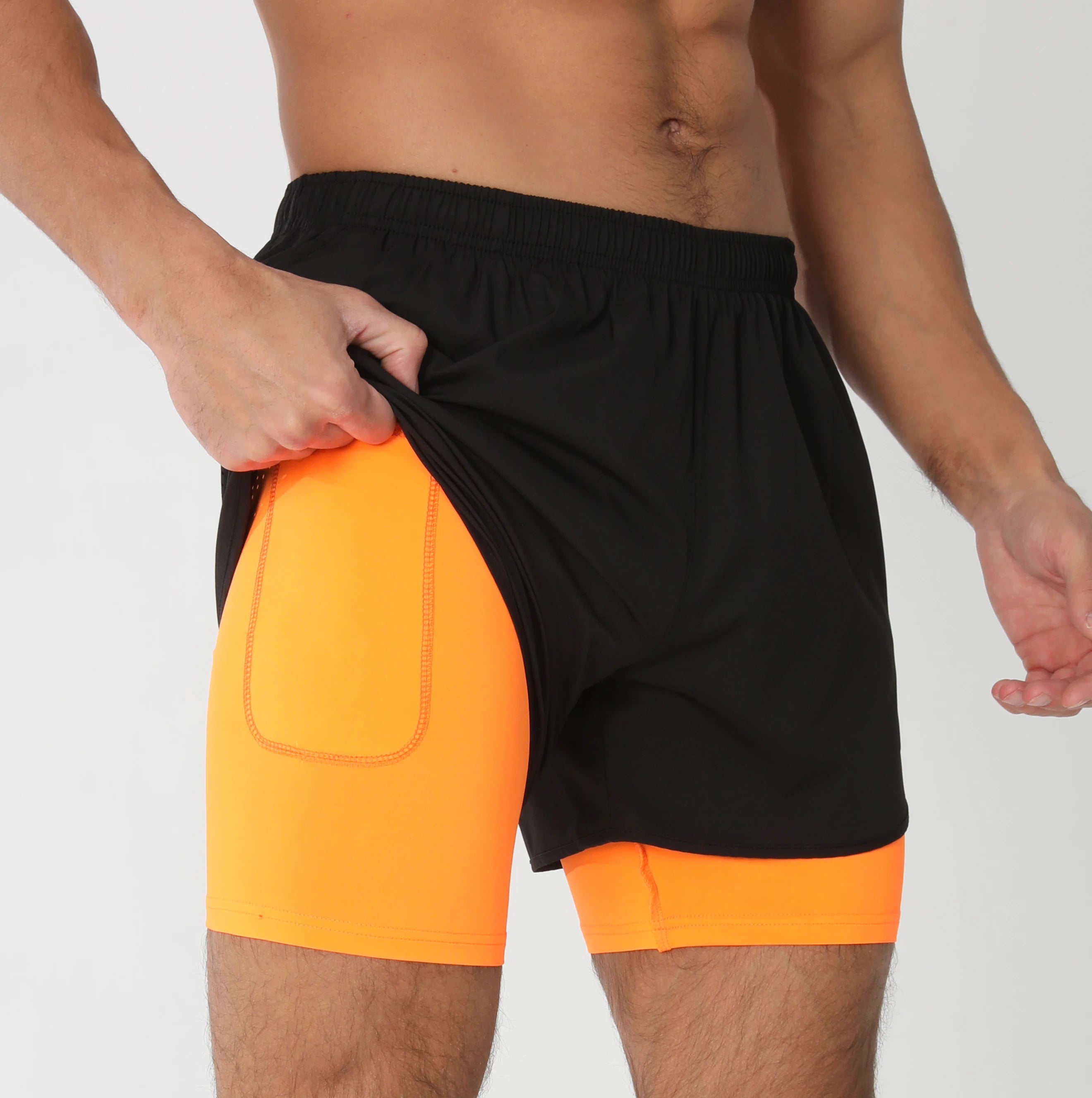 Gym Shorts Men Running Shorts with Liner Pockets Towel Loop Quick Dry Lightweight Workout Men's Breathable Athletic Sport Shorts