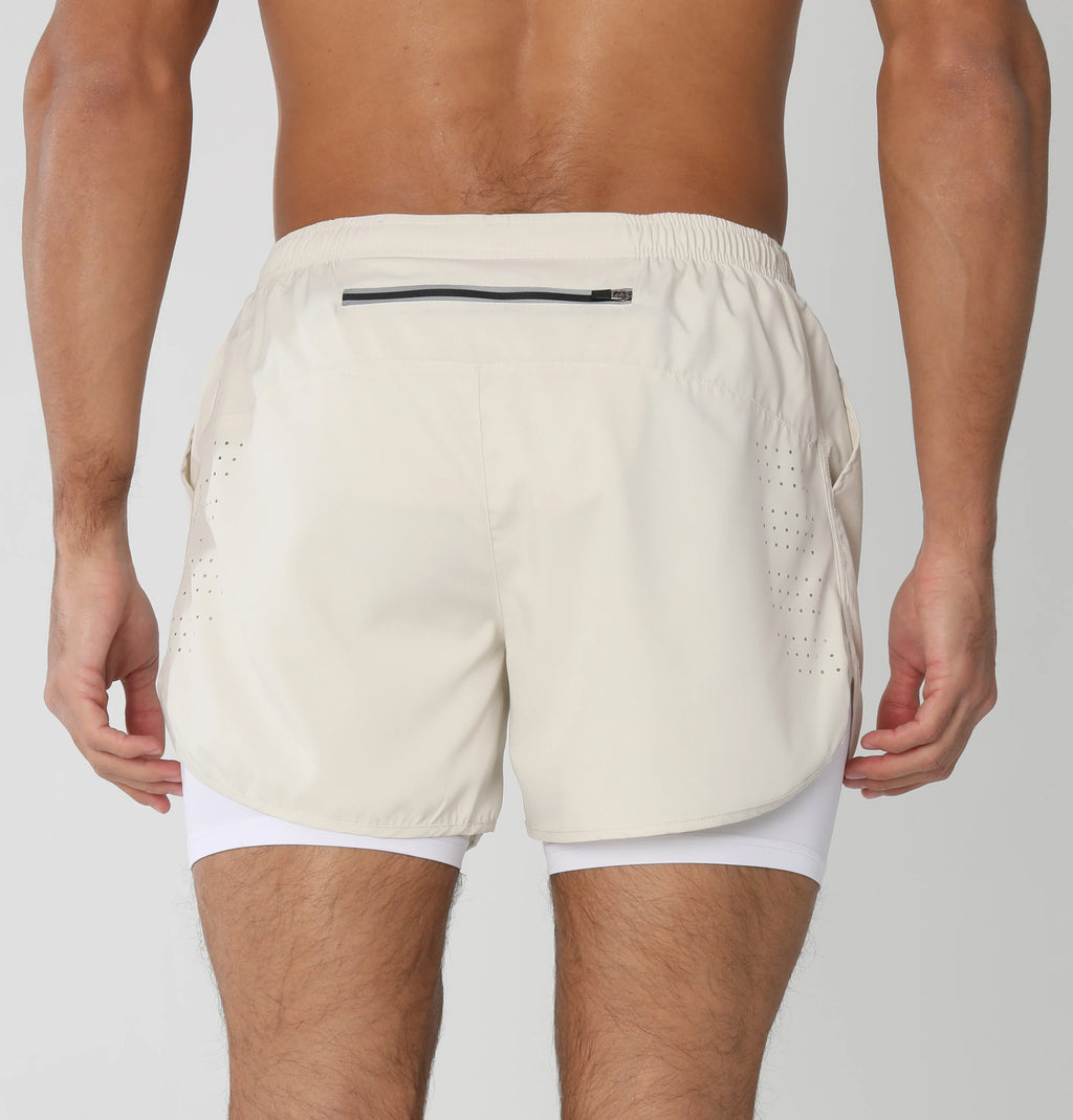 Gym Shorts Men Running Shorts with Liner Pockets Towel Loop Quick Dry Lightweight Workout Men's Breathable Athletic Sport Shorts