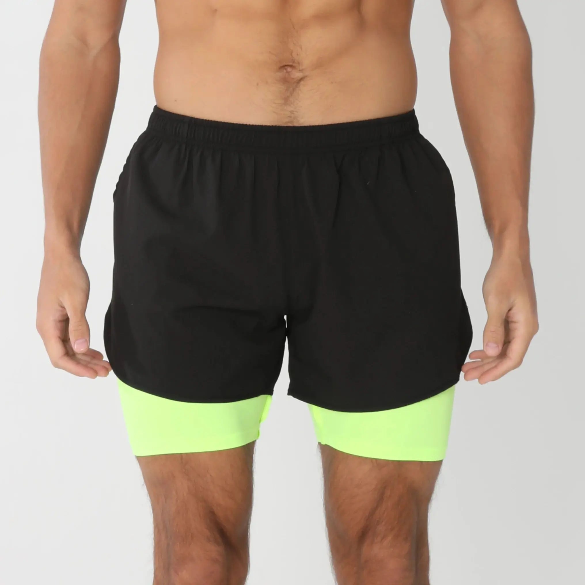 Gym Shorts Men Running Shorts with Liner Pockets Towel Loop Quick Dry Lightweight Workout Men's Breathable Athletic Sport Shorts